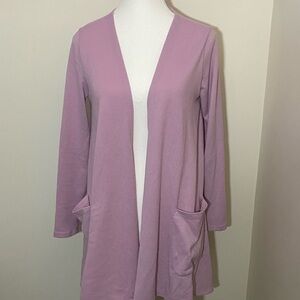 LulaRoe Lavender Caroline Cardigan Size S